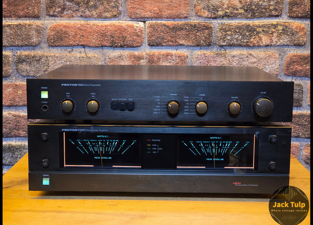 Proton D1200 Poweramplifier + 1100 Preamplifier