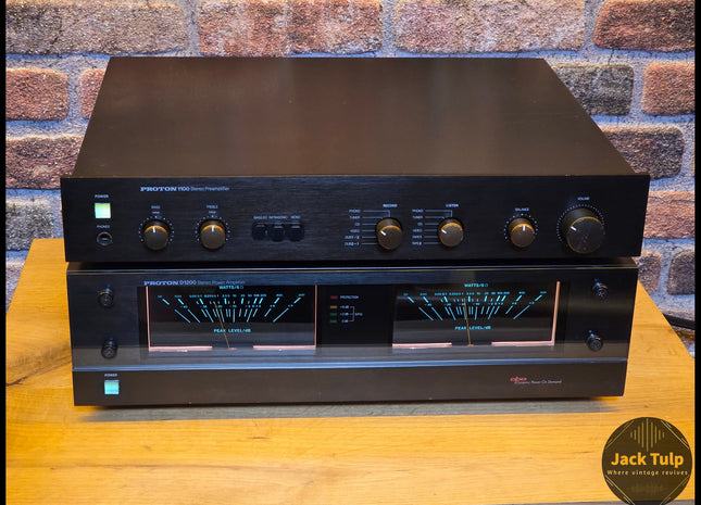Proton D1200 Poweramplifier + 1100 Preamplifier