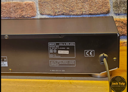 Sony MDS-JE500