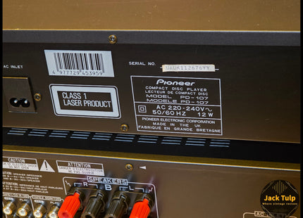 Pioneer A-209R + PD-107