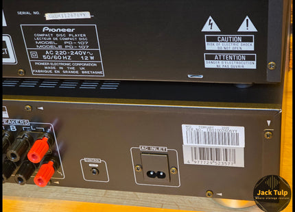 Pioneer A-209R + PD-107