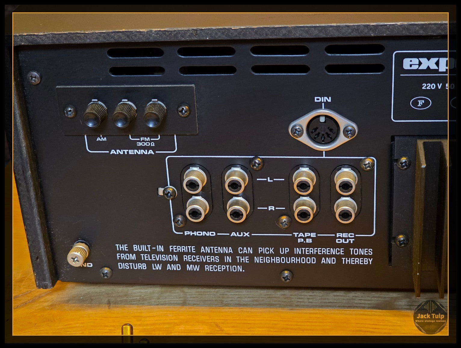 Expert Ta Expert TA-920 – Jack Tulp