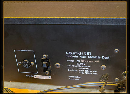 Nakamichi 581